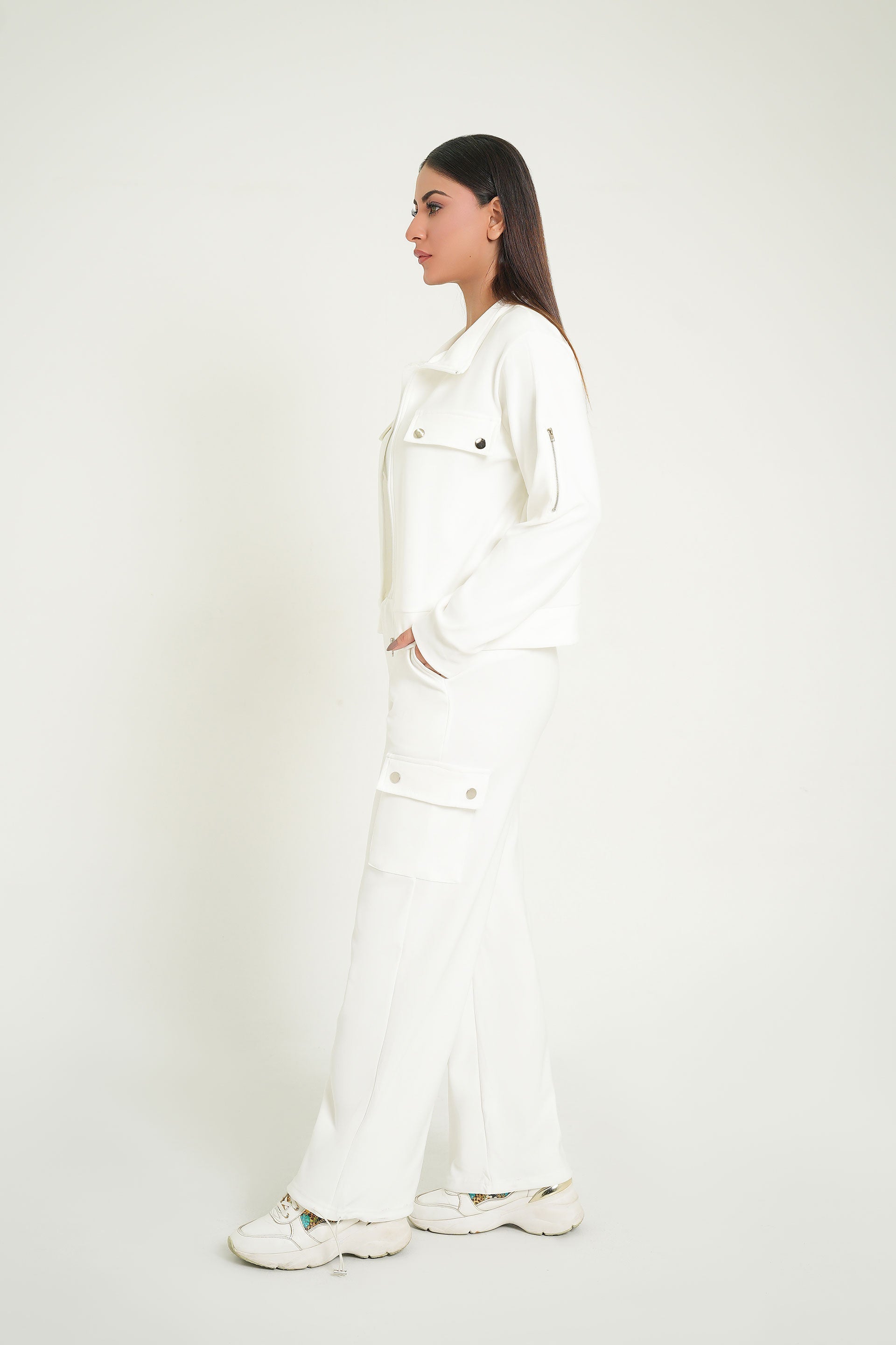 White Co-Ord Set | Women's White Co-Ord Set | Cherry Chics