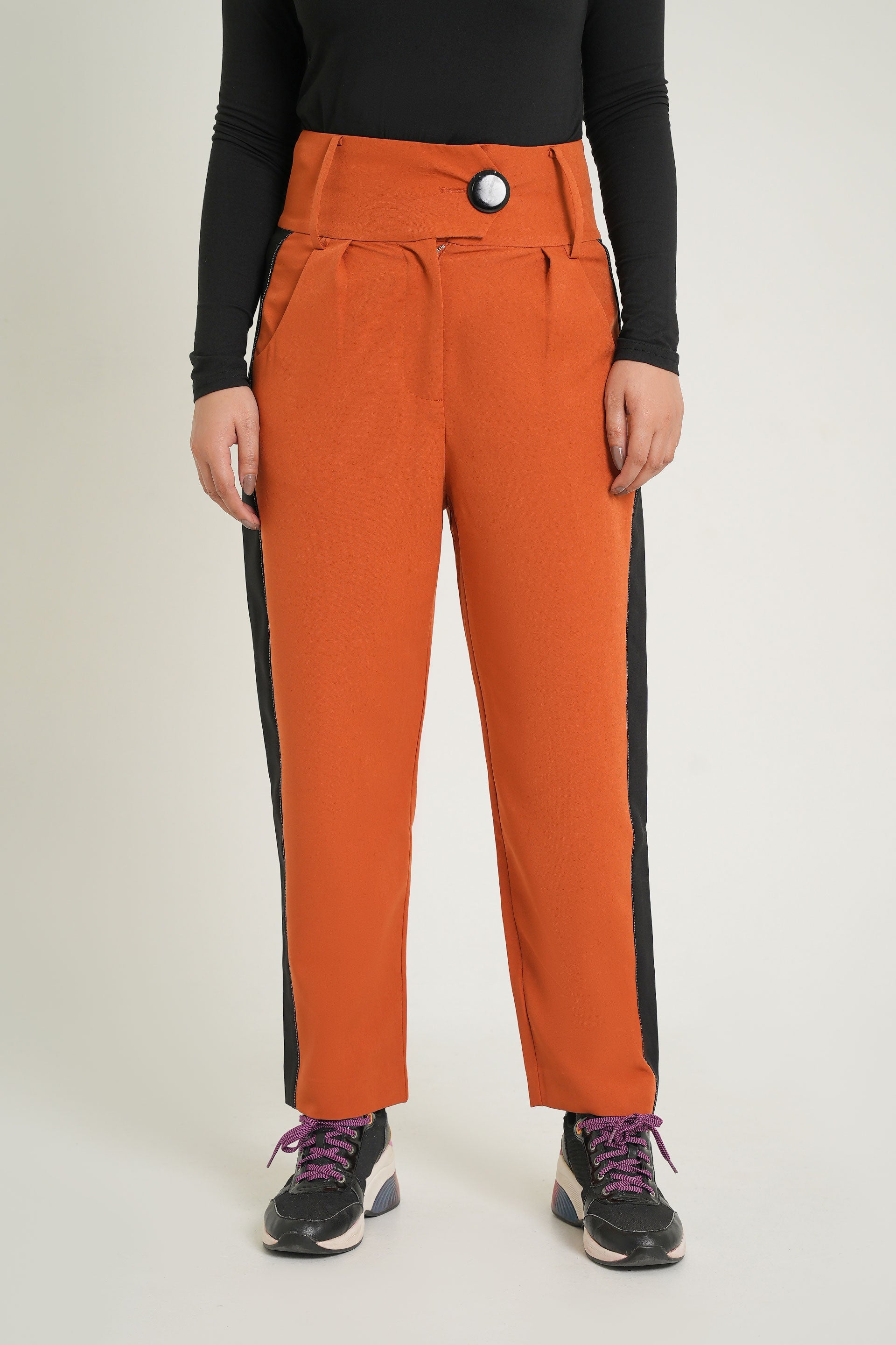 Panel Trousers | Stylish Trousers for Women | Cherry Chics