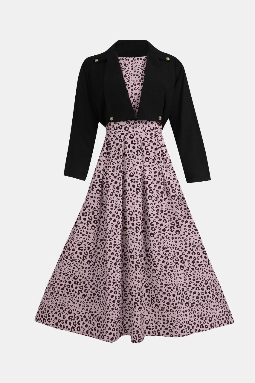 Chic Panther Maxi Dress
